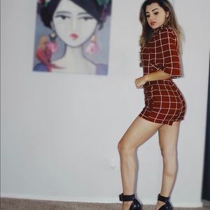 Top and shorts outfit